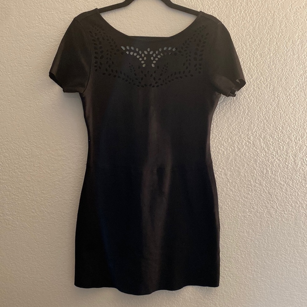 Sanctuary faux suede mini dress